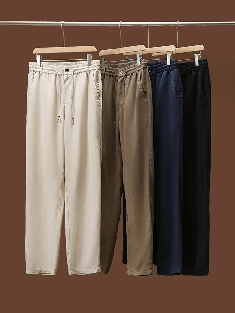 Linen Men's Casual Pants Breathable Cool Drape Anti-Wrinkle Spring Summer Faionable Versatile Old Money Sle Loose Fit
Linen Men's Casual Pants Breathable Cool Drape Anti-Wrinkle Spring Summer Faionable Versatile Old Money Sle Loose Fit