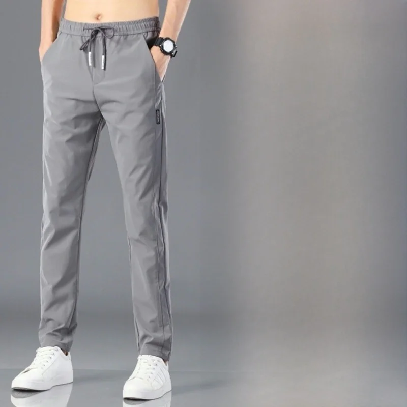 Men's Summer Sport Pants Straight Leg Thin Ice Silk Casual Loose Long Trousers Faion Brand Wide Leg Travel Leisure Pants
Men's Summer Sport Pants Straight Leg Thin Ice Silk Casual Loose Long Trousers Faion Brand Wide Leg Travel Leisure Pants