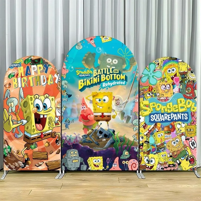 SpongeBob Birthday Arch Backdrop Cover Cartoon Scene Party Decoration Elastic Fabric Photo Booth Background Celebration Decor
SpongeBob Birthday Arch Backdrop Cover Cartoon Scene Party Decoration Elastic Fabric Photo Booth Background Celebration Decor