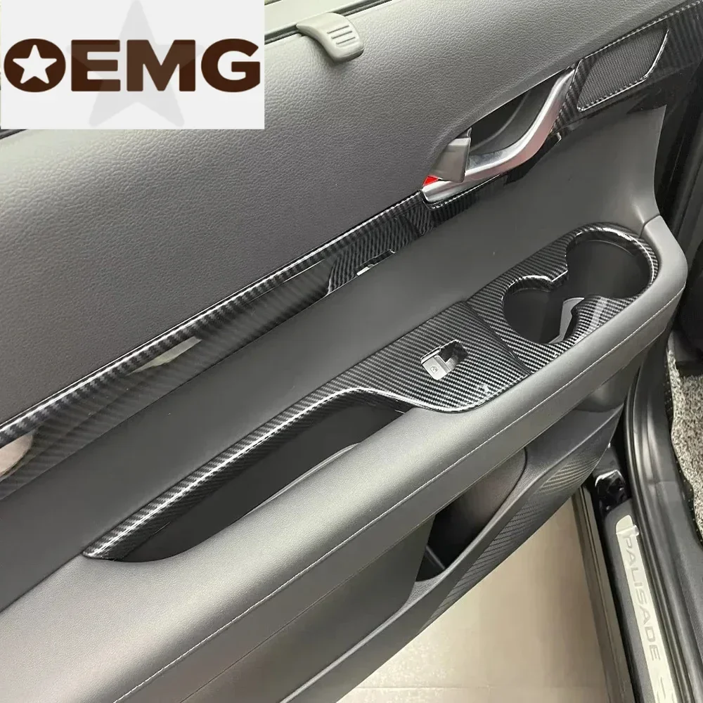 For Hyundai Palisade 2019- 2022 2023 ABS Carbon Fiber Inner Door Armrest Window Lift Button Cover Trim Interior Accessories
For Hyundai Palisade 2019- 2022 2023 ABS Carbon Fiber Inner Door Armrest Window Lift Button Cover Trim Interior Accessories