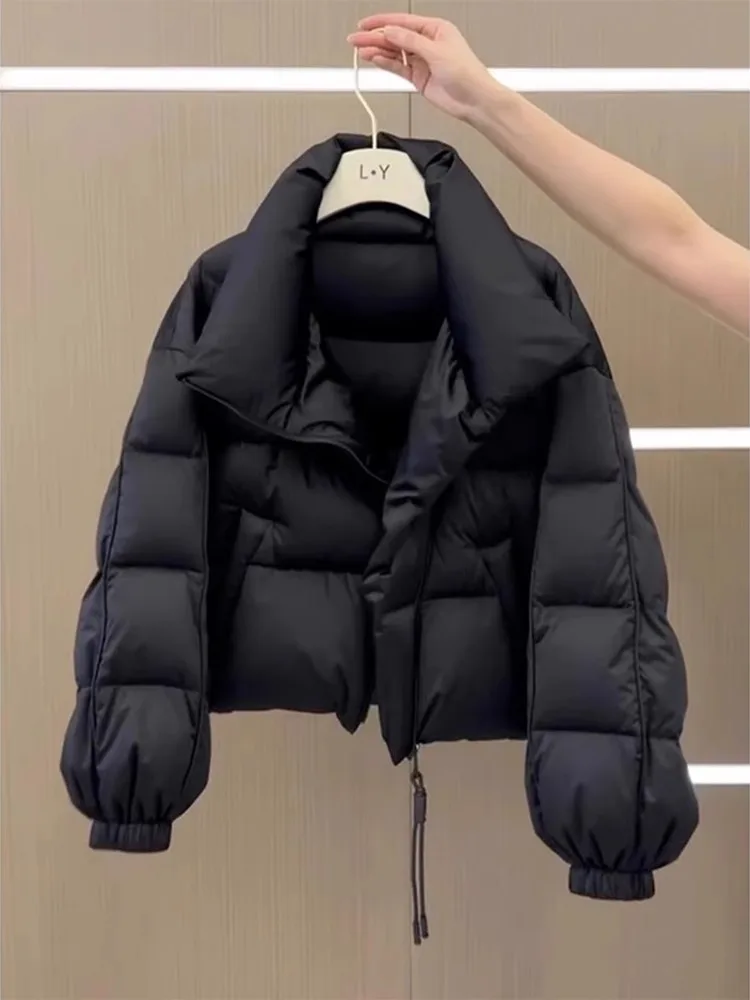 Warm ort Thiened Women's down Cotton Jaet Bla Casual Bread Sle Winter New Arrival Commute Korean Version Online And...
Warm ort Thiened Women's down Cotton Jaet Bla Casual Bread Sle Winter New Arrival Commute Korean Version Online And...