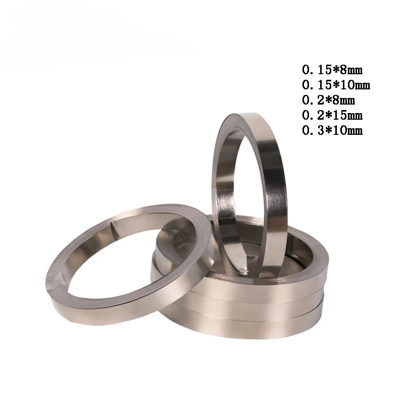 5/10M 0.15/0.2/0.3mm Width 8/10mm Li-ion Battery Nickel Plated Belt Strip Connector Spot Welding Machine Battery Welders
5/10M 0.15/0.2/0.3mm Width 8/10mm Li-ion Battery Nickel Plated Belt Strip Connector Spot Welding Machine Battery Welders