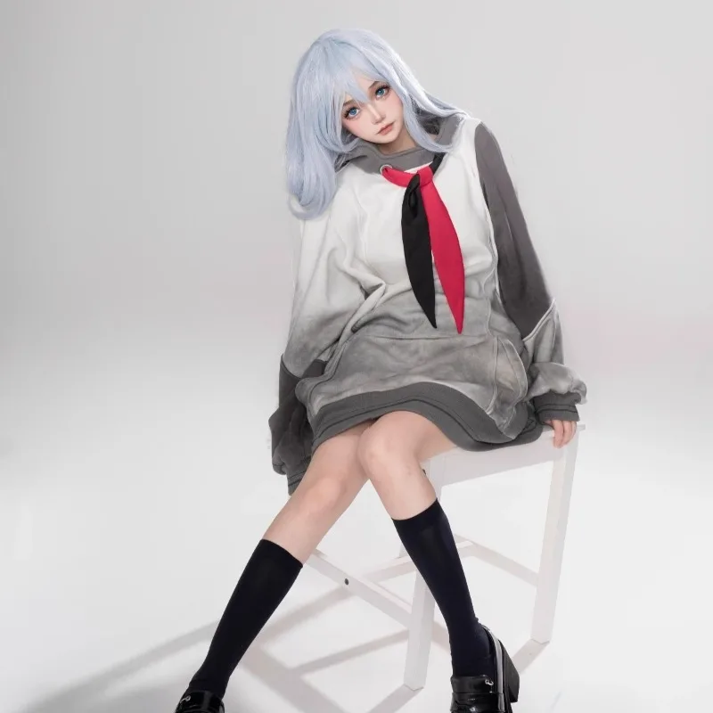 Anime YOISAKI KANADE Cosplay Costume Colorful Stage Grey Hooded Daily Suit for Women Girls Halloween Party Roleplay Outfits
Anime YOISAKI KANADE Cosplay Costume Colorful Stage Grey Hooded Daily Suit for Women Girls Halloween Party Roleplay Outfits