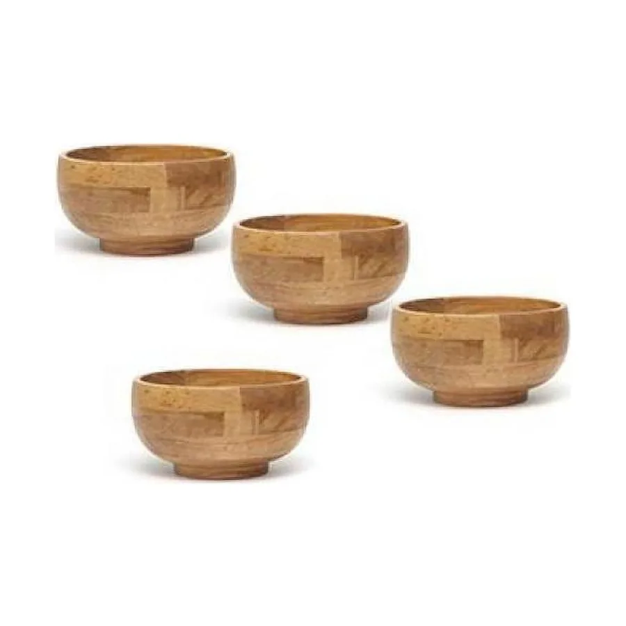 Lipper 323-4 Oak Finished Footed Rice Bowls Set of 4
Lipper 323-4 Oak Finished Footed Rice Bowls Set of 4