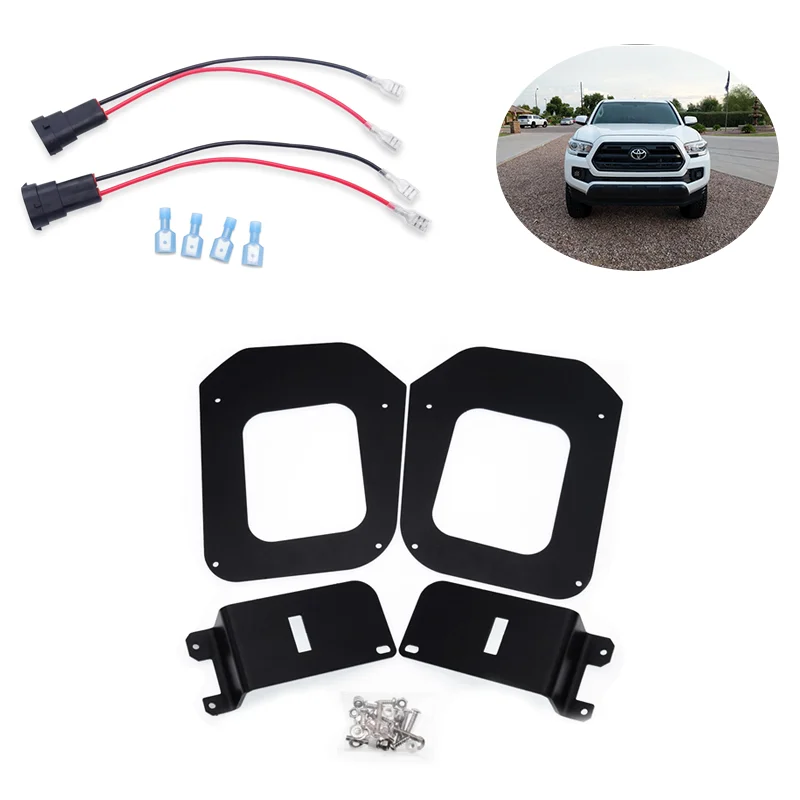 Car Accessories for 2016-UP Toyota Tacoma Driving Fog Light Lower Hidden Bumper Mount Adapter Wire Steel W/ Black Coating
Car Accessories for 2016-UP Toyota Tacoma Driving Fog Light Lower Hidden Bumper Mount Adapter Wire Steel W/ Black Coating