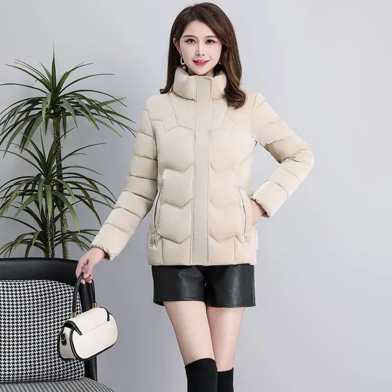 New Winter Loose Jacket Short Stand Collar Coat Women Parka Overcoat Black Red Cotton-padded Clothes Female Streetwear Outerwear
New Winter Loose Jacket Short Stand Collar Coat Women Parka Overcoat Black Red Cotton-padded Clothes Female Streetwear Outerwear
