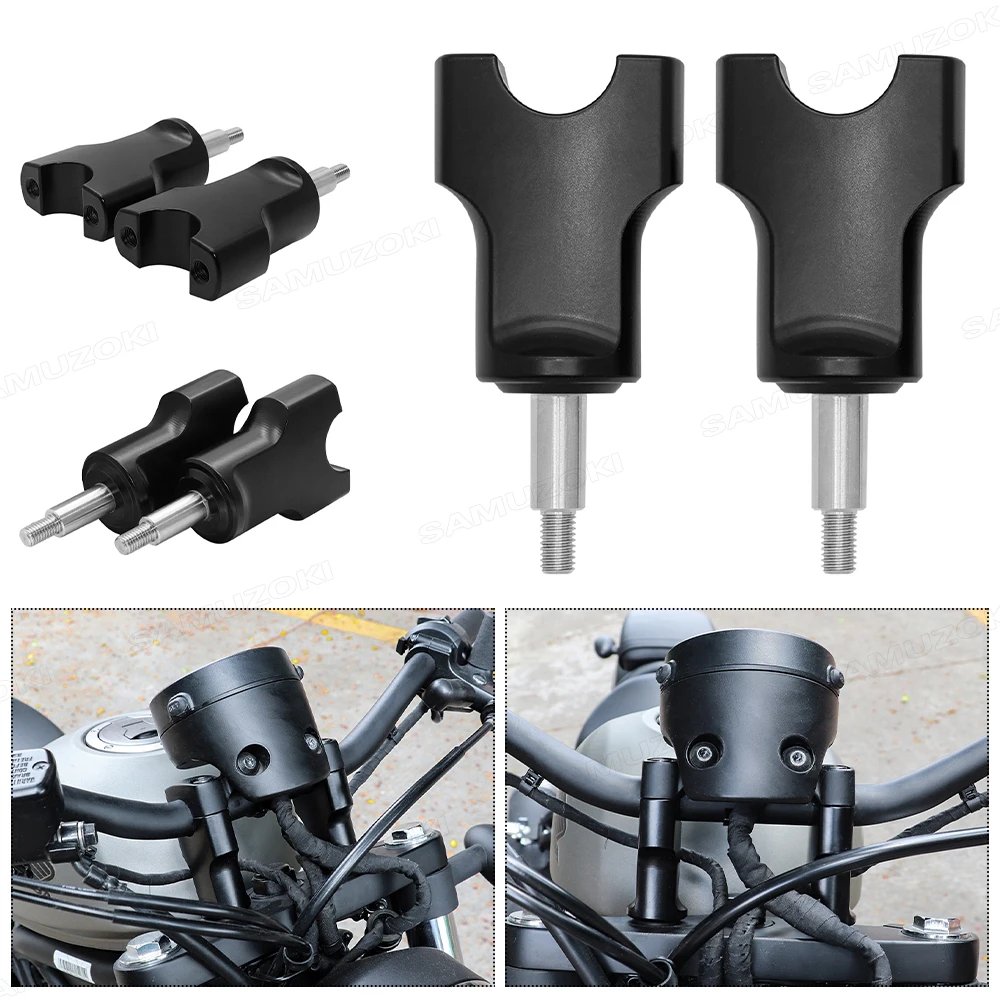 Мотоциклетный черный CNC зажим для руля Honda Rebel CM CMX 300 500 CMX300 CMX500 1100 2017-2021 
Мотоциклетный черный CNC зажим для руля Honda Rebel CM CMX 300 500 CMX300 CMX500 1100 2017-2021