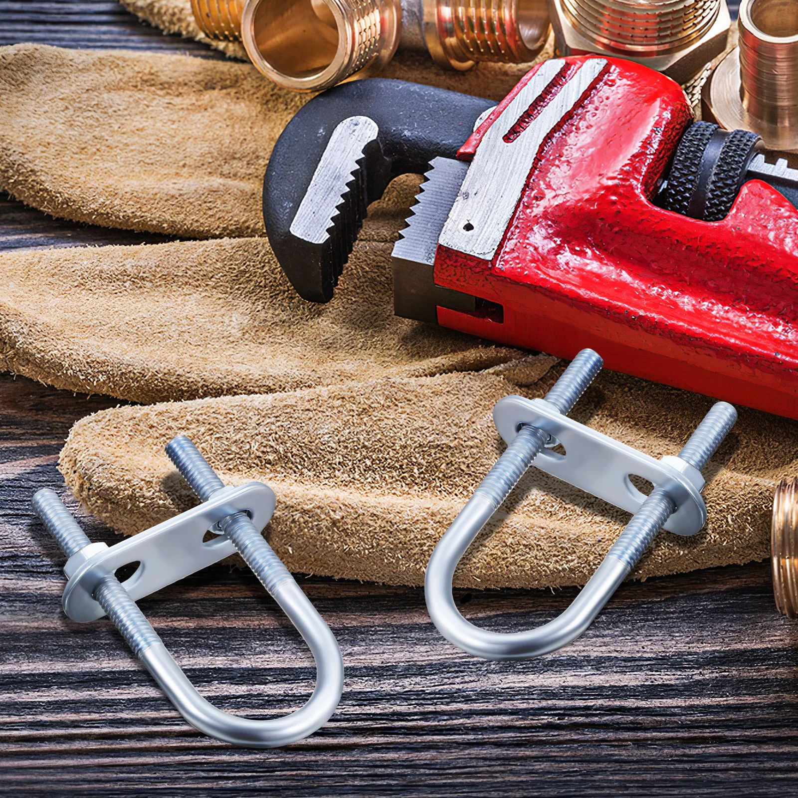 6Pcs U Bolts Stainless Steel Round U Shape Bolt Set for Hardware Marine Automotive Trailer Applications Round U-Bolts
6Pcs U Bolts Stainless Steel Round U Shape Bolt Set for Hardware Marine Automotive Trailer Applications Round U-Bolts