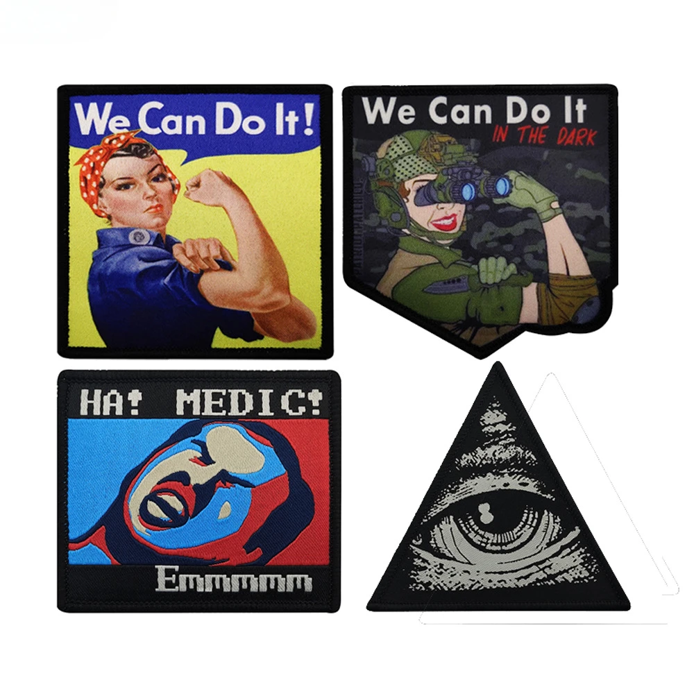WE CAN DO IT нашивки с вышивкой, забавные боевые нарукавные повязки, значки на крючках и петлях, униформа «сделай сам», рюкзаки, шапки, персонализированные аксессуары
WE CAN DO IT нашивки с вышивкой, забавные боевые нарукавные повязки, значки на крючках и петлях, униформа «сделай сам», рюкзаки, шапки, персонализированные аксессуары