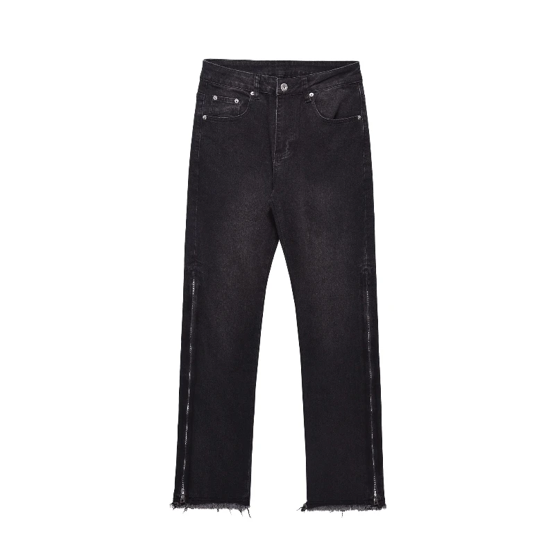 High Street Style Zipper Men's and Women's Straight Tube Slim Fit Micro Flared Pants
High Street Style Zipper Men's and Women's Straight Tube Slim Fit Micro Flared Pants