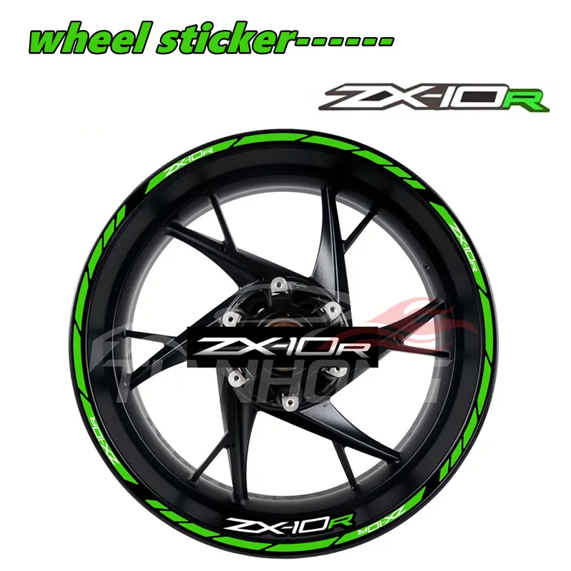 For Kawasaki Motorcycle Zx-10r 17 Inch Rim Decal Decoration ZX10R 10R Logo High Quality Wheel Hub Waterproof Reflective Sticker
For Kawasaki Motorcycle Zx-10r 17 Inch Rim Decal Decoration ZX10R 10R Logo High Quality Wheel Hub Waterproof Reflective Sticker