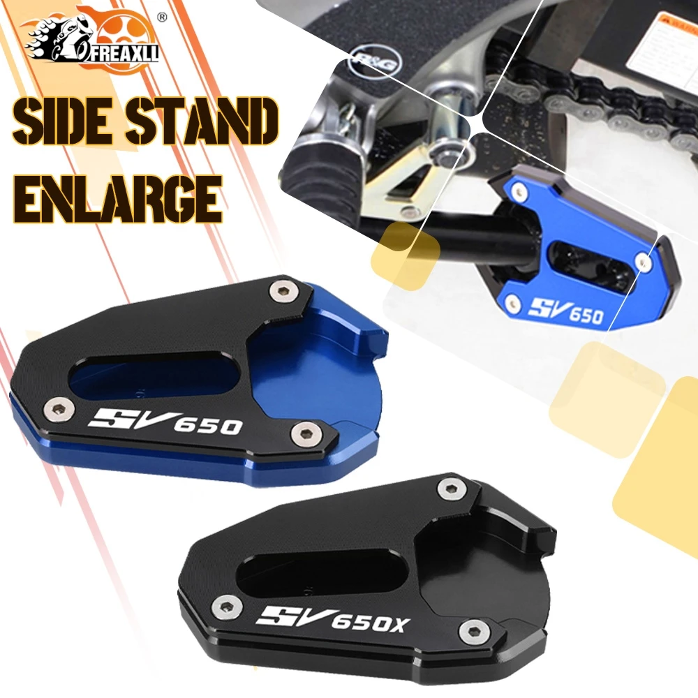 For SUZUKI SV650 ABS SV650X 2018-2025 2024 2023 2022 2021 SFV 650 Gladius Kickstand Foot Side Stand Extension Pad Support Plate
For SUZUKI SV650 ABS SV650X 2018-2025 2024 2023 2022 2021 SFV 650 Gladius Kickstand Foot Side Stand Extension Pad Support Plate