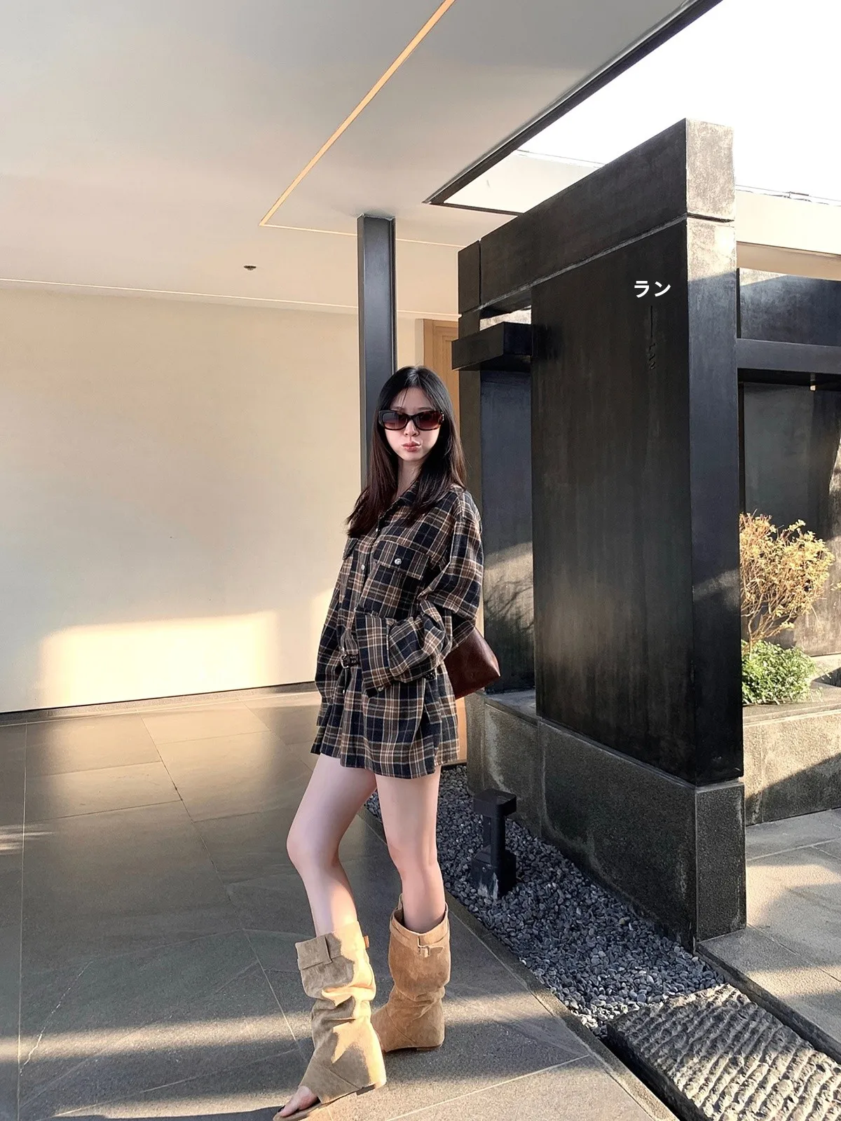 MOMENTHOME Plaid Silver Buckle Brown Grey Brushed Women's Shirt BF Style Cotton Long Sleeve Collar Regular Fit Spring 2026
MOMENTHOME Plaid Silver Buckle Brown Grey Brushed Women's Shirt BF Style Cotton Long Sleeve Collar Regular Fit Spring 2026