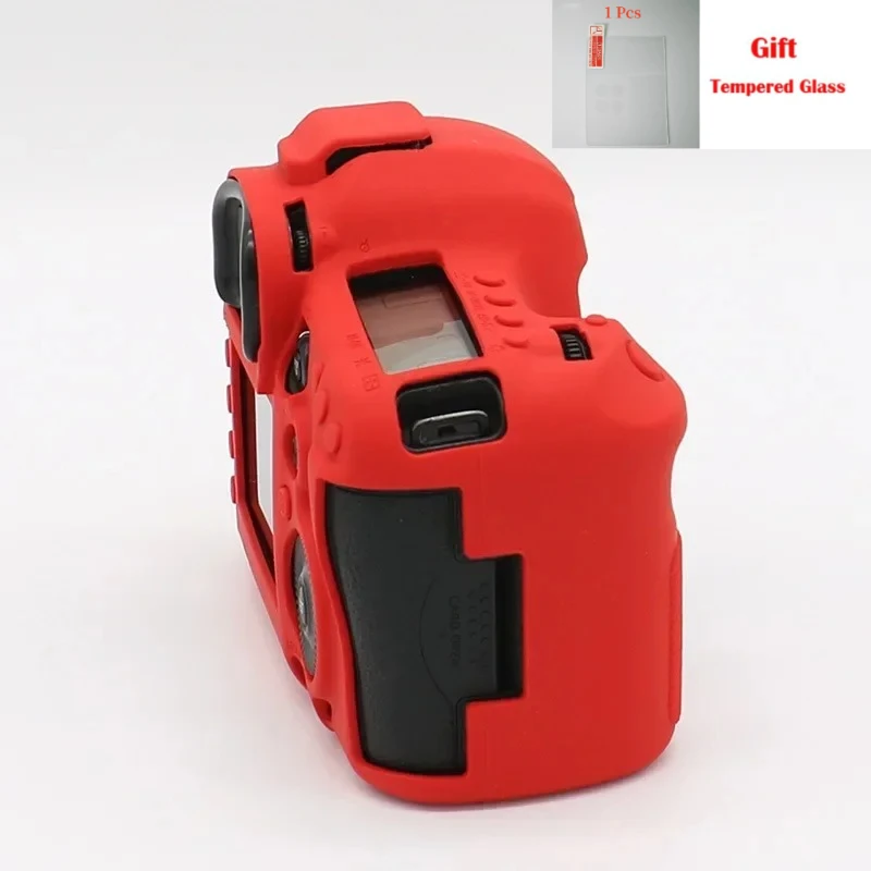 Silicone rubber soft camera bag, For Canon EOS 5DIII/5DS/5dr case glossy protective cover + free tempered film
Silicone rubber soft camera bag, For Canon EOS 5DIII/5DS/5dr case glossy protective cover + free tempered film