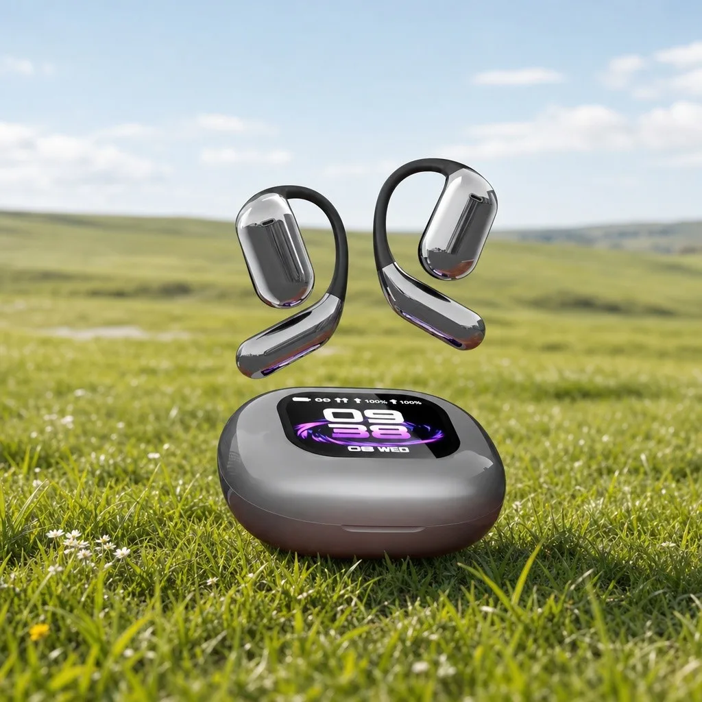 UYUXIO OWS AI Real Time Translation Earbuds 144 Languages LCD Touch Screen Wireless Earphone
UYUXIO OWS AI Real Time Translation Earbuds 144 Languages LCD Touch Screen Wireless Earphone