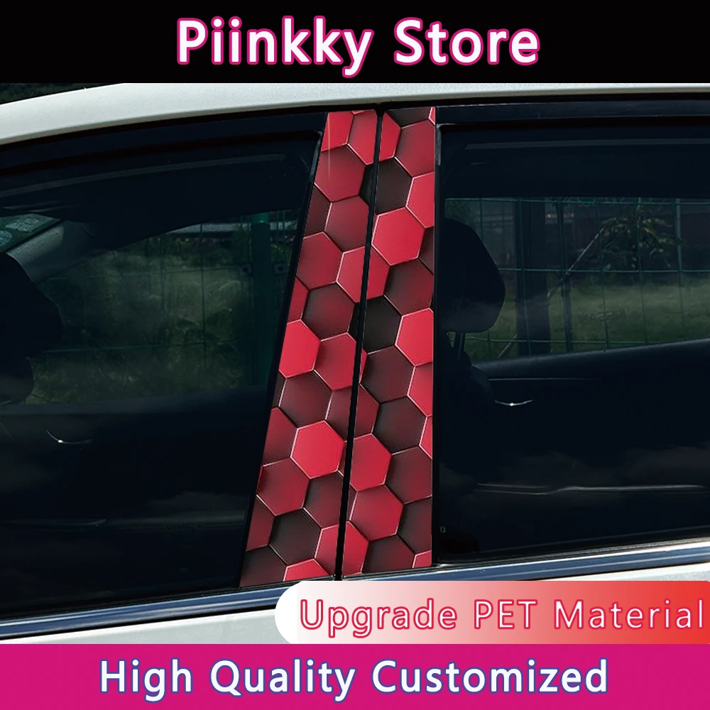 Red Black Honeycomb 3D Car Stickers Auto Door Pillar Decals Waterproof Center Column Decoration Cover Scratche
Red Black Honeycomb 3D Car Stickers Auto Door Pillar Decals Waterproof Center Column Decoration Cover Scratche