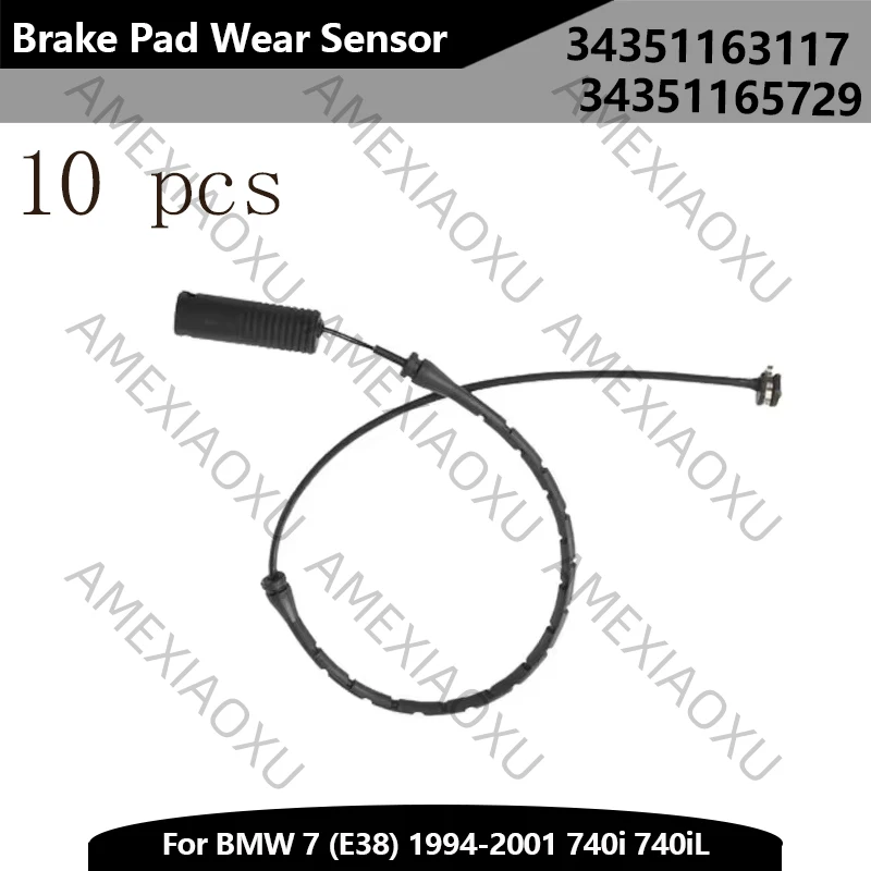 10Pcs 34351163117 34351165729 Front Brake Pad Wear Sensor For BMW 7 (E38) 1994-2001 740i 740iL 34351163117 Brake Sensor Line AM
10Pcs 34351163117 34351165729 Front Brake Pad Wear Sensor For BMW 7 (E38) 1994-2001 740i 740iL 34351163117 Brake Sensor Line AM