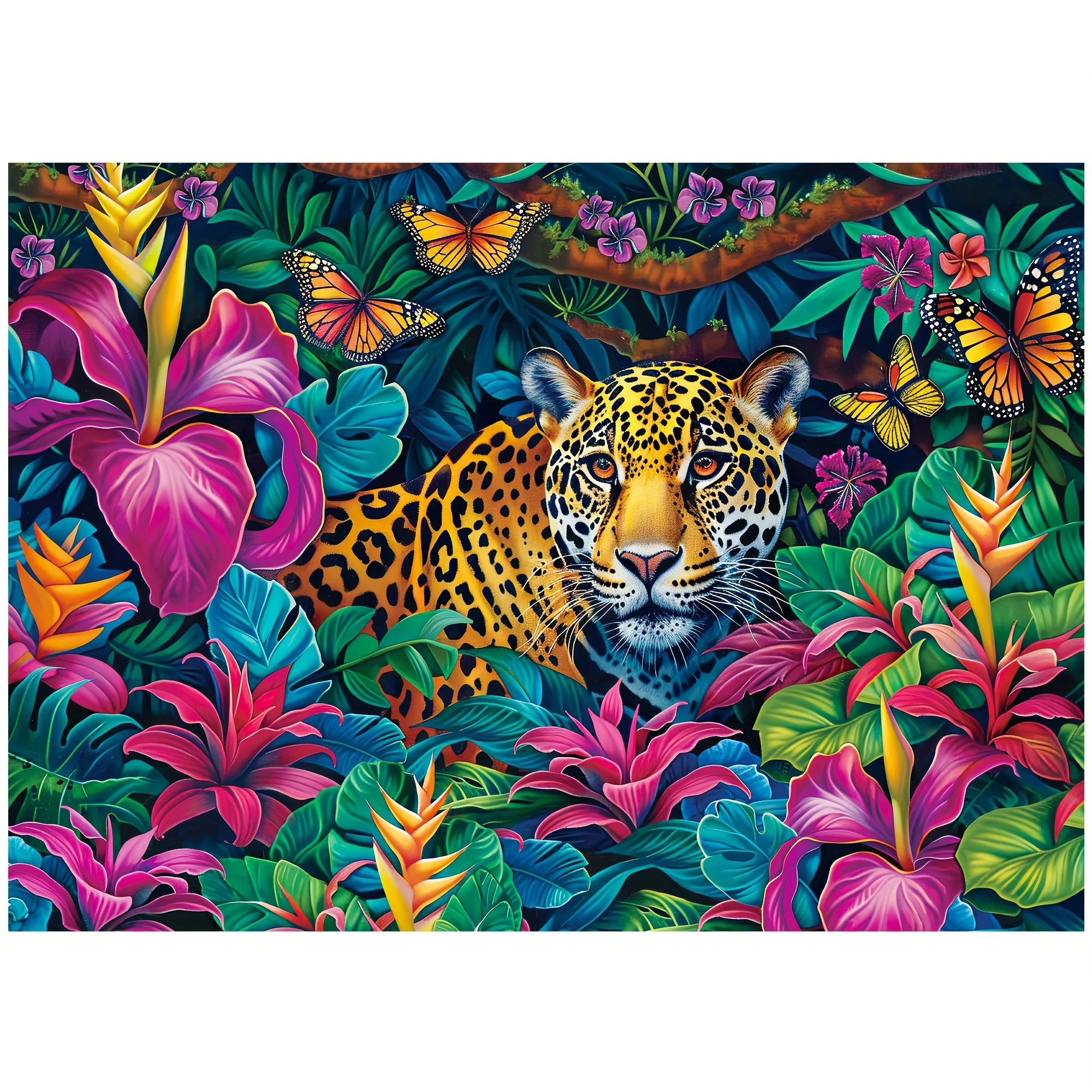 1000/500 PCS Jigsaw Puzzles Jungle Leopard Animal Home Decor Games Landscape Puzzles Educational Toys Birthday Gifts
1000/500 PCS Jigsaw Puzzles Jungle Leopard Animal Home Decor Games Landscape Puzzles Educational Toys Birthday Gifts
