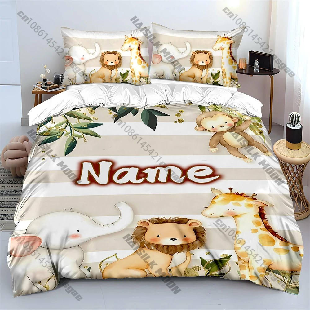 Cartoon Animal Lion Elephant Bedding Set Cartoon Anime Microfiber Bed Set Pillowcase Adult Bed Cover Bedroom Bed Set Duvet
Cartoon Animal Lion Elephant Bedding Set Cartoon Anime Microfiber Bed Set Pillowcase Adult Bed Cover Bedroom Bed Set Duvet