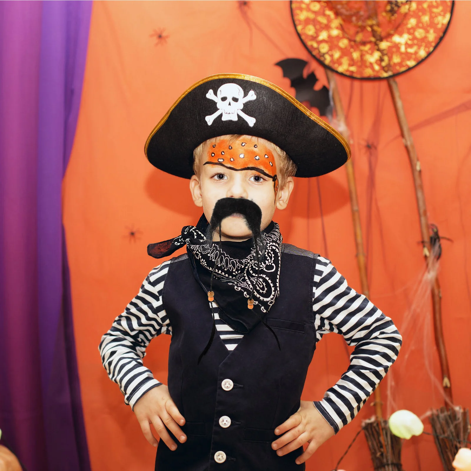 Fake Pirate Beard Black Realistic for Men Halloween Costume Accessories Funny Props Pirate Party Decorations Dressing Up Beards
Fake Pirate Beard Black Realistic for Men Halloween Costume Accessories Funny Props Pirate Party Decorations Dressing Up Beards