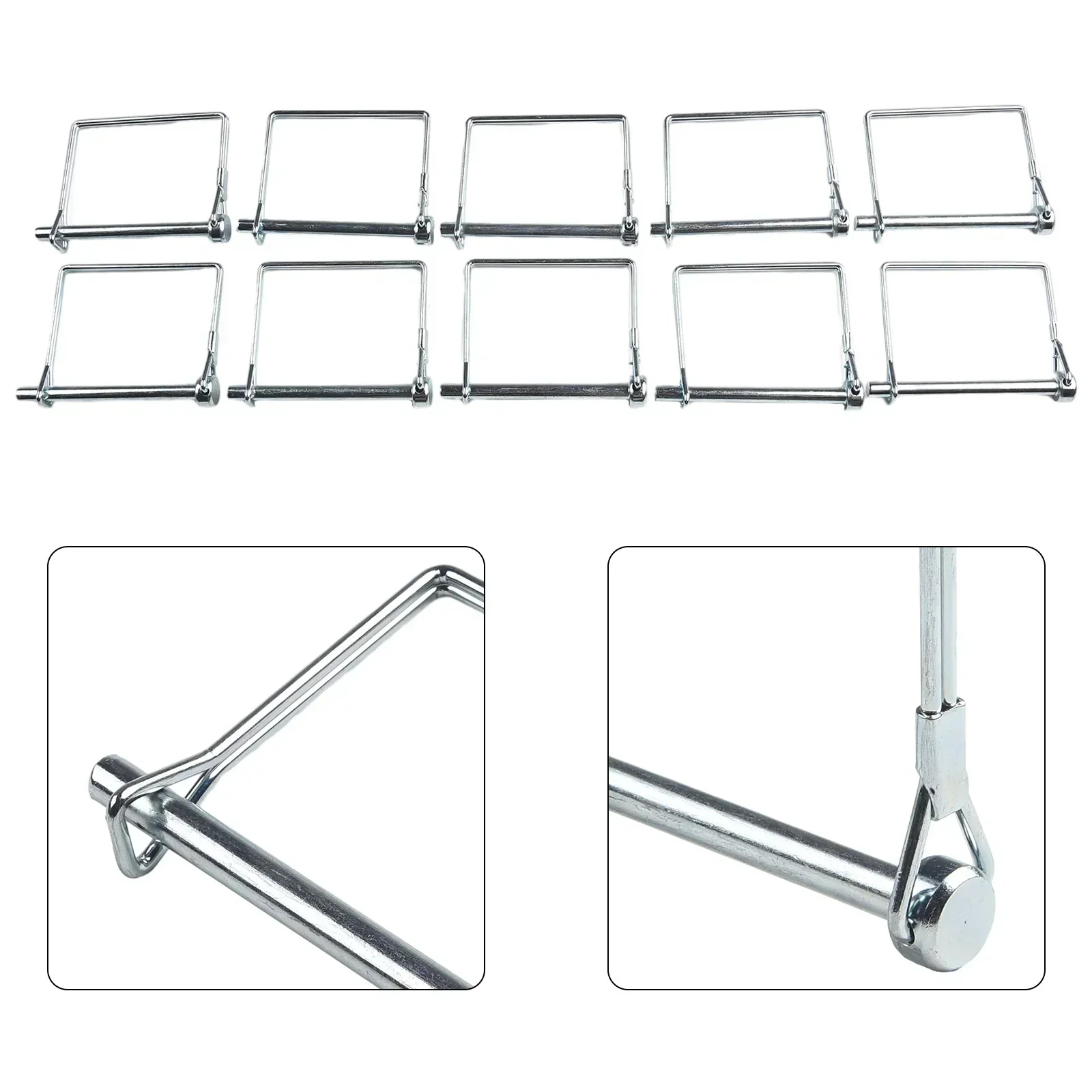 Замок сцепного штифта M6 * 70 мм, предохранительный штифт, муфта для прицепа, 10 шт., диаметр 6 мм, 70 мм, металлический, серебристый, для штифта домкрата прицепа
Замок сцепного штифта M6 * 70 мм, предохранительный штифт, муфта для прицепа, 10 шт., диаметр 6 мм, 70 мм, металлический, серебристый, для штифта домкрата прицепа