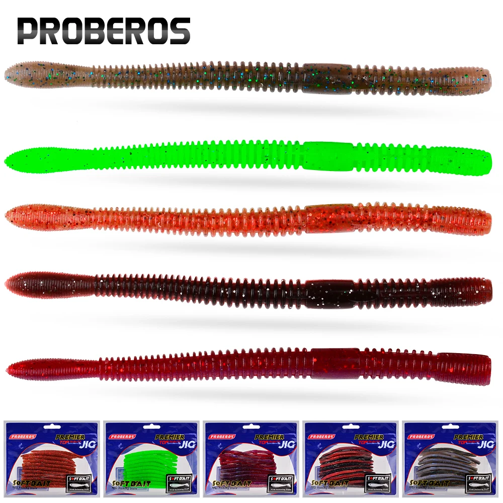 PROBEROS 9cm 12cm 8/20pcs Worm Soft Bait Earthworm Salt Scent Infused Realistic Wriggle Elastic Soft Noodle Worm Lure Durable
PROBEROS 9cm 12cm 8/20pcs Worm Soft Bait Earthworm Salt Scent Infused Realistic Wriggle Elastic Soft Noodle Worm Lure Durable