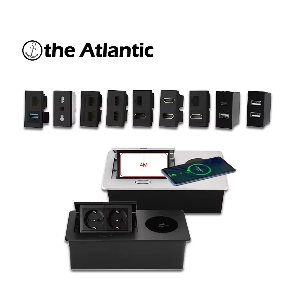 Equipped With Wireless Charger Socket UK FR EU DIY Pop-up Hidden Socket 16A Wireless Desktop Socket Household Desktop Socket
Equipped With Wireless Charger Socket UK FR EU DIY Pop-up Hidden Socket 16A Wireless Desktop Socket Household Desktop Socket