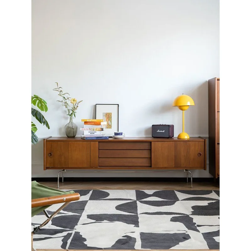 Solid wood TV cabinet vintage wall cabinet combination living room furniture TV cabinet
Solid wood TV cabinet vintage wall cabinet combination living room furniture TV cabinet