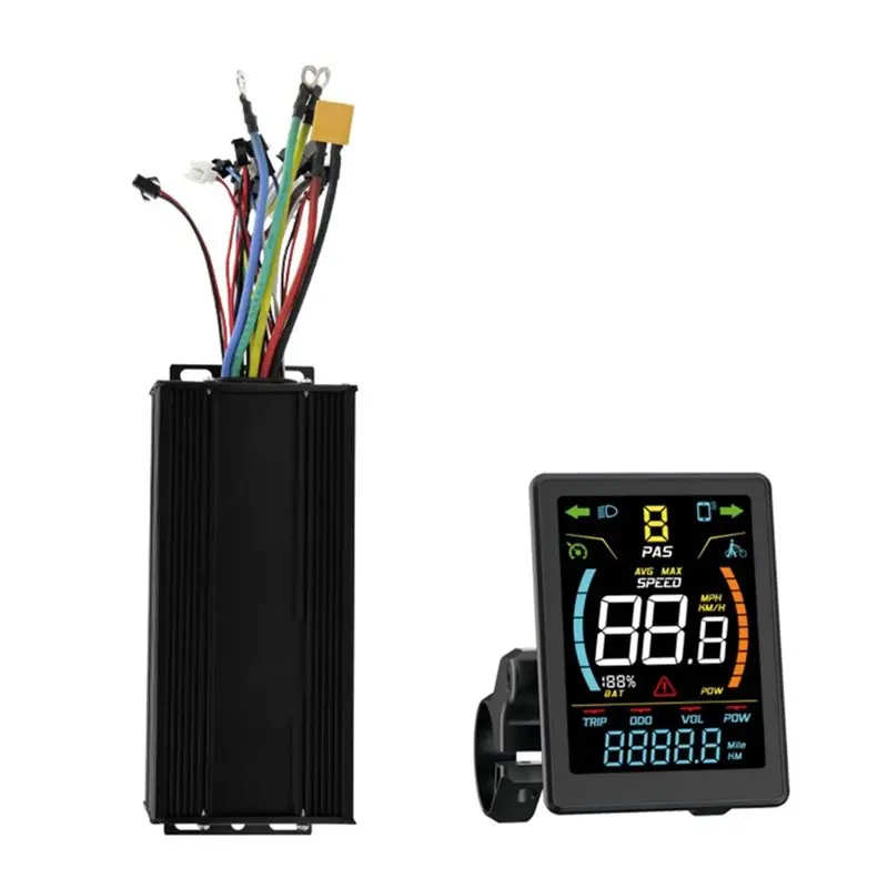A79E-36V 48V 52V 45A E Bike Sine Wave Controller With DZ32 Color LCD Display Tri-Mode E Scooter Lithium Battery Upgrade Kit
A79E-36V 48V 52V 45A E Bike Sine Wave Controller With DZ32 Color LCD Display Tri-Mode E Scooter Lithium Battery Upgrade Kit