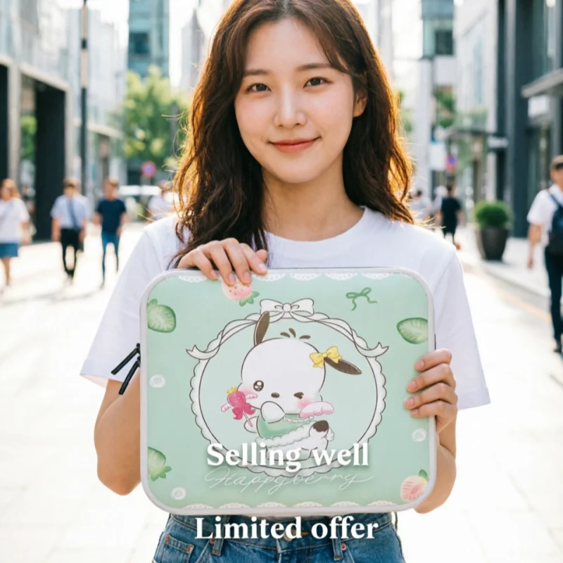 New Anime Pachacco Hello Kitty Kuromi Laptop Sleeve Soft Cover 10 12 13 14 15 Inches Suitable for Macbook Huawei HP Holiday Gift
New Anime Pachacco Hello Kitty Kuromi Laptop Sleeve Soft Cover 10 12 13 14 15 Inches Suitable for Macbook Huawei HP Holiday Gift