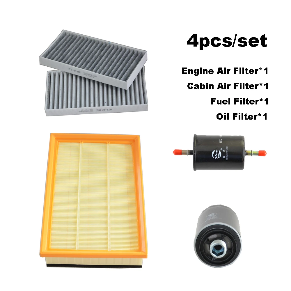 4pcs Filter Set For GREAT WALL WINGLE 7 2.0T 2019 Steed7 GW4C20B Gas Engine Cabin A/C Air Fuel Oil Filter Kits 1109110XP6EXA
4pcs Filter Set For GREAT WALL WINGLE 7 2.0T 2019 Steed7 GW4C20B Gas Engine Cabin A/C Air Fuel Oil Filter Kits 1109110XP6EXA