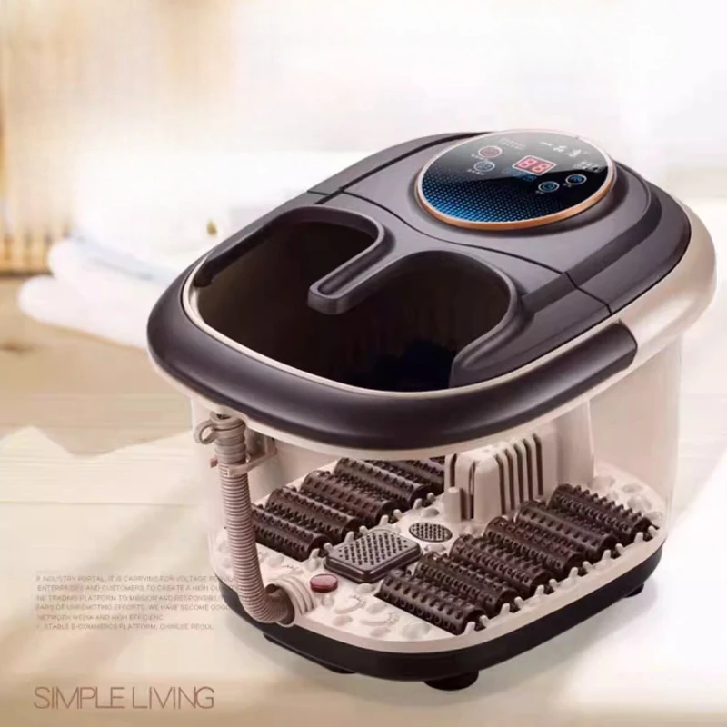 Smart Heated Foot Bath, Automatic Electric Foot Massager with Deep Basin,Dual Massage Rollers, Digital Display,Gravity Drainage
Smart Heated Foot Bath, Automatic Electric Foot Massager with Deep Basin,Dual Massage Rollers, Digital Display,Gravity Drainage