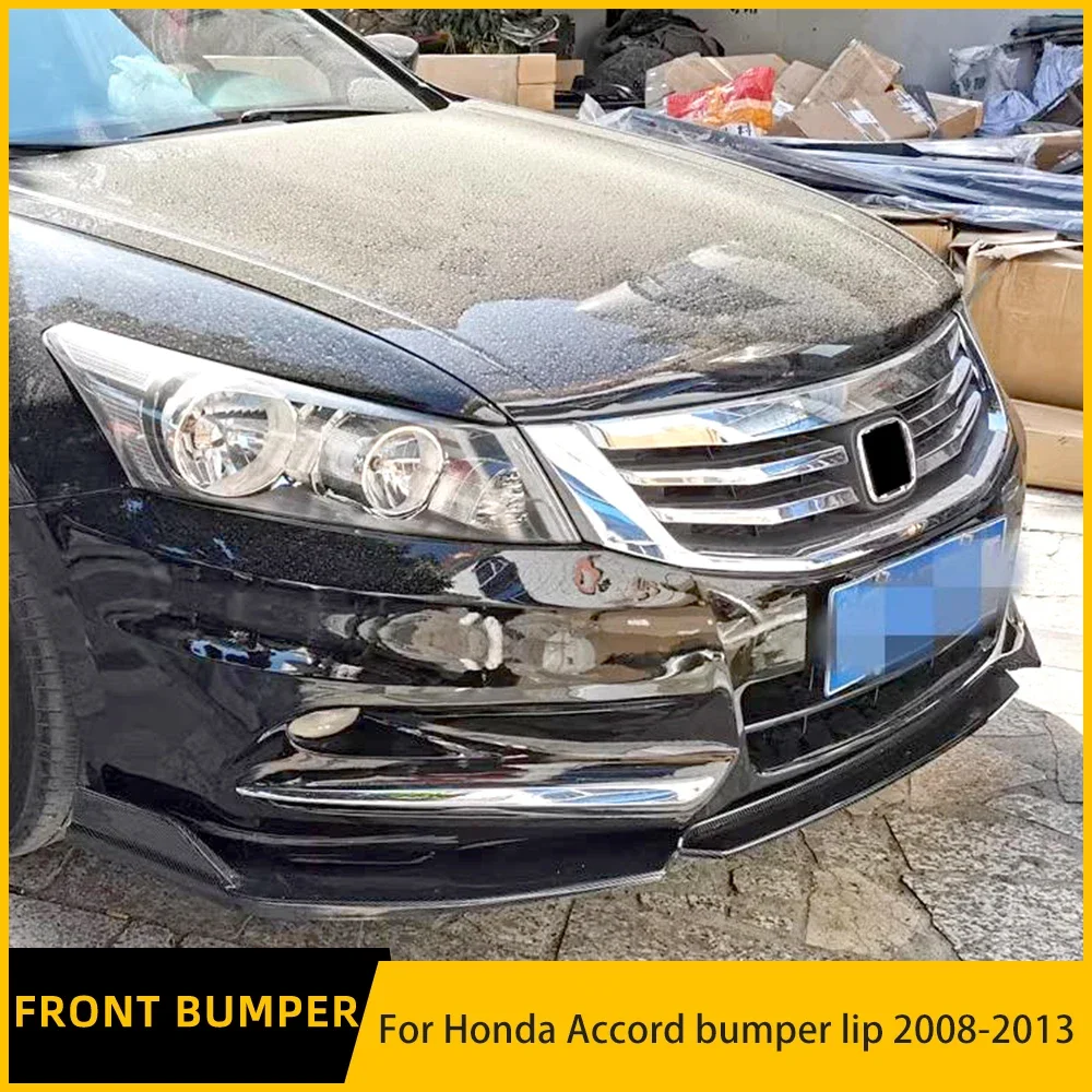 For Honda Accord 4PCS Glossy Black Red Carbon Fiber Front Bumper Lip Body Spoiler Trim ABS High Quality Sports Kit 2008-2013
For Honda Accord 4PCS Glossy Black Red Carbon Fiber Front Bumper Lip Body Spoiler Trim ABS High Quality Sports Kit 2008-2013