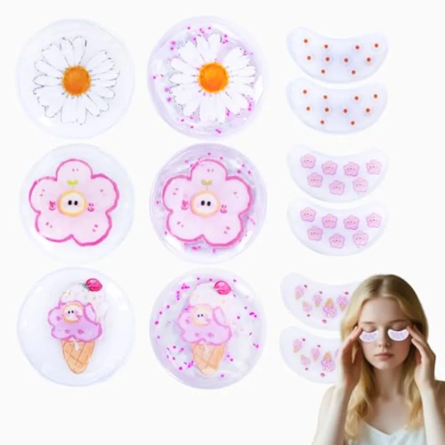 Cooling Eye Mask - Gel Ice Pack Reusable Cooling Eye Pads and Under Patches, Eye Hot Cold Treatment for Redness, Pain Relief Re
Cooling Eye Mask - Gel Ice Pack Reusable Cooling Eye Pads and Under Patches, Eye Hot Cold Treatment for Redness, Pain Relief Re