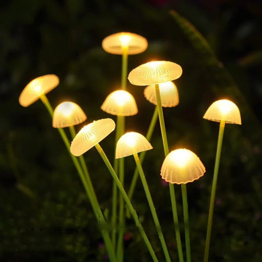 New Creative Solar Jellyfish Mushroom Light Waterproof 10LED Yard Pathway Landscape Lawn Lamp Garden Decoration Outdoor Lighting
New Creative Solar Jellyfish Mushroom Light Waterproof 10LED Yard Pathway Landscape Lawn Lamp Garden Decoration Outdoor Lighting
