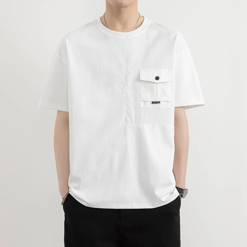 Loose ort Sve T-irt Men's Summer New Faion Brand Casual Five-Quarter Sve Youth Trendy Base irt Breathable Cotto...
Loose ort Sve T-irt Men's Summer New Faion Brand Casual Five-Quarter Sve Youth Trendy Base irt Breathable Cotto...