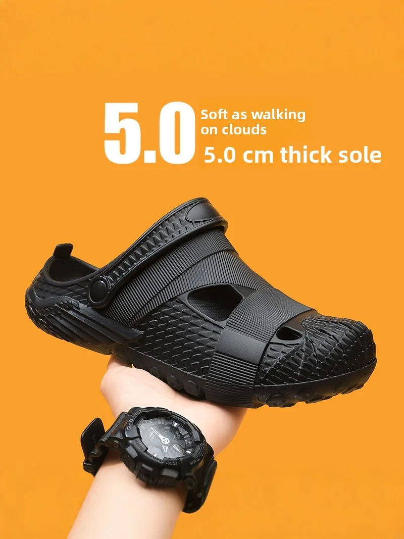 Men's Summer Outdoor Sports Sandals Anti-Slip Beach Shoes Driving Water Walking Casual EVA Slip-On Thick Bottom Wear-Resistant
Men's Summer Outdoor Sports Sandals Anti-Slip Beach Shoes Driving Water Walking Casual EVA Slip-On Thick Bottom Wear-Resistant