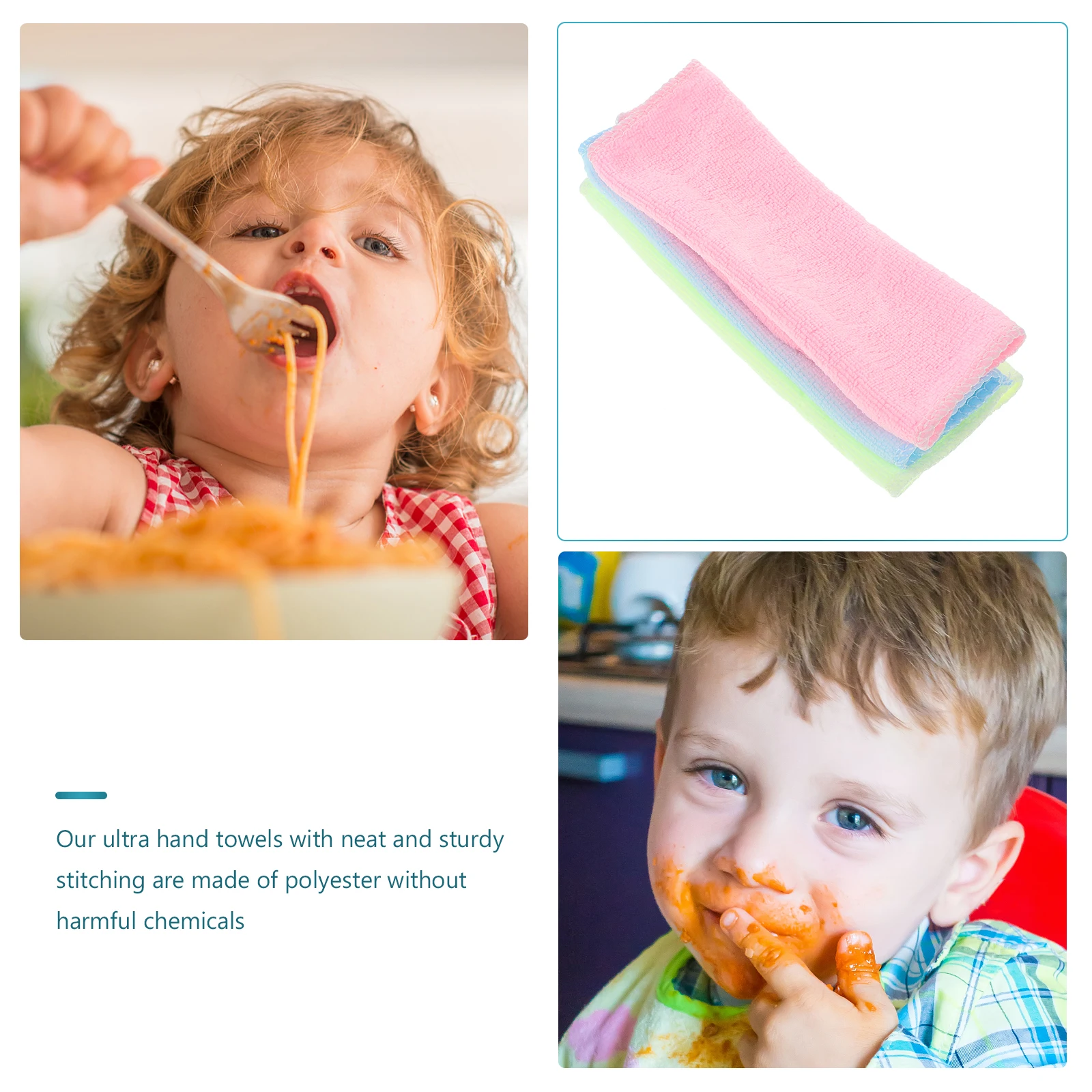 10 Pcs Fiber Towels Polyester Quick Dry Absorbent Eco Friendly Hand Face Washcloths Kitchen Cleaning Cloth 
10 Pcs Fiber Towels Polyester Quick Dry Absorbent Eco Friendly Hand Face Washcloths Kitchen Cleaning Cloth