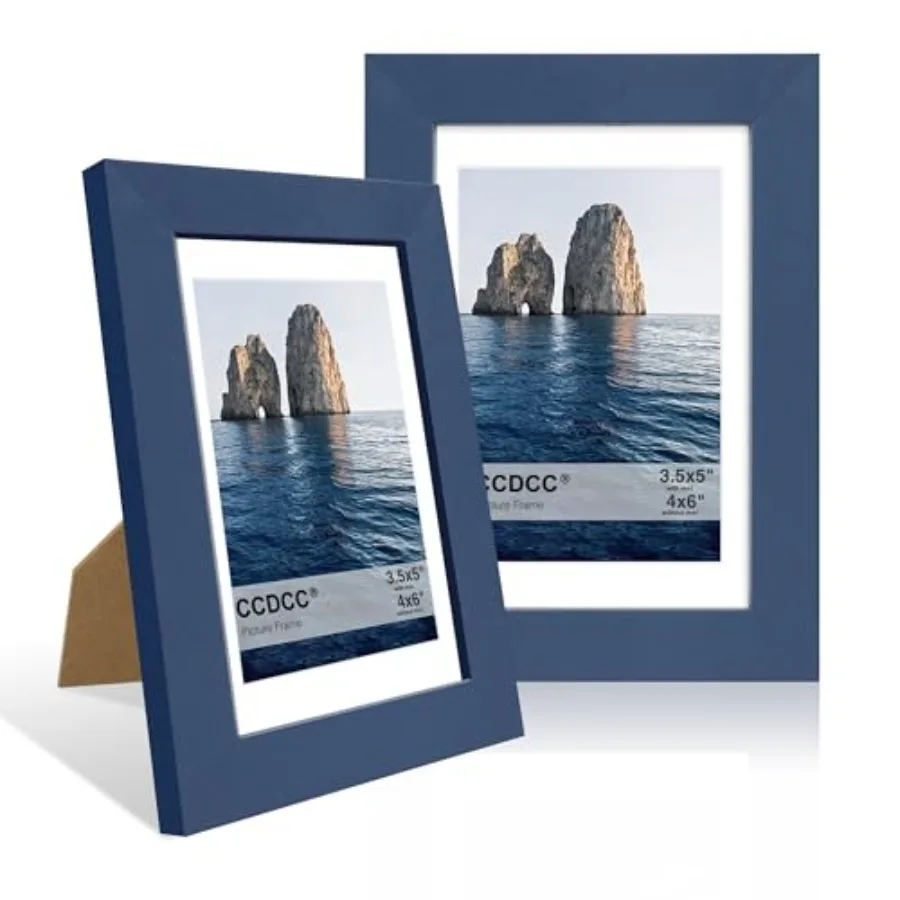 4x6 Picture Frame Set of 2, 4 x 6 Wood Photo Frames with Mat for 3.5x5, Natural Wooden Frame with Real Glass Cover for Wall and
4x6 Picture Frame Set of 2, 4 x 6 Wood Photo Frames with Mat for 3.5x5, Natural Wooden Frame with Real Glass Cover for Wall and
