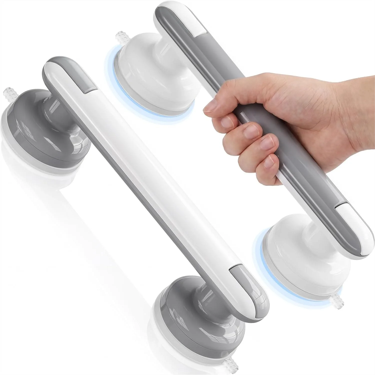 Suction Grab Bars for Bathtub and Shower 2 Pack, Heavy Duty Shower Handle for Seniors with Strong Suction for Balance Support
Suction Grab Bars for Bathtub and Shower 2 Pack, Heavy Duty Shower Handle for Seniors with Strong Suction for Balance Support