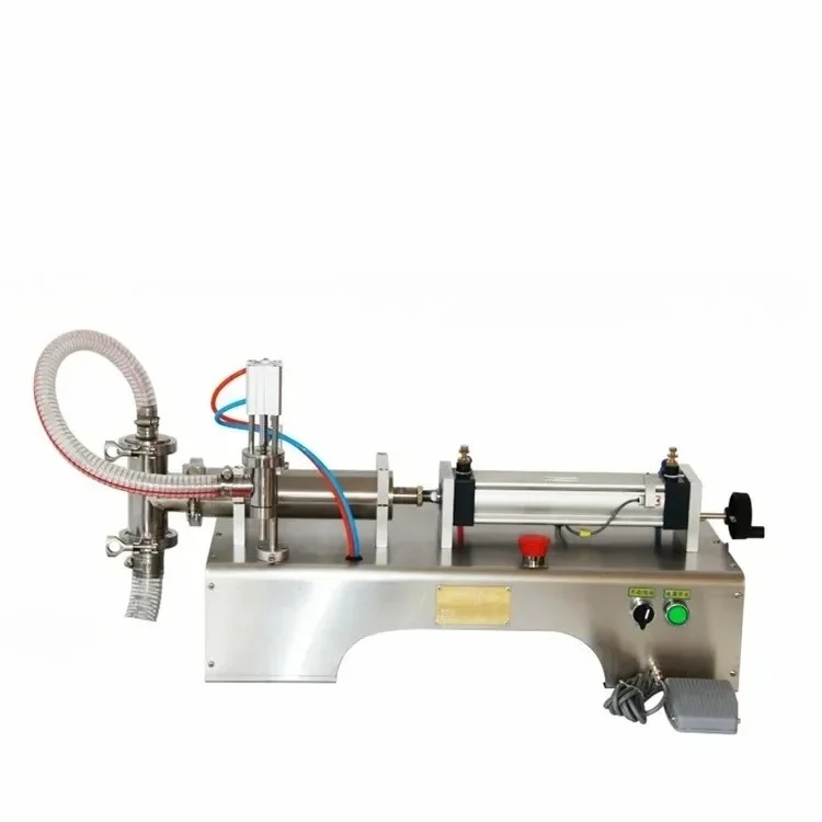 100-1000ml Semi-Automatic Pneumatic Piston Filler Liquid Small Filling Machine
100-1000ml Semi-Automatic Pneumatic Piston Filler Liquid Small Filling Machine