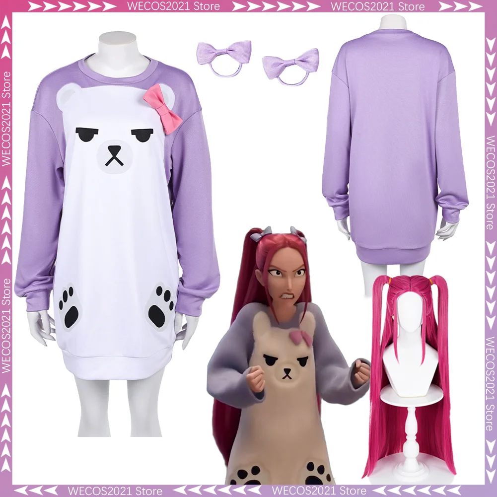 2025 мультфильм «Охотник на демонов» KPop Mira, косплей, фэнтезийная одежда для сна, пижамный костюм, маскировка, наряды для взрослых и женщин, одежда для ролевых игр 
2025 мультфильм «Охотник на демонов» KPop Mira, косплей, фэнтезийная одежда для сна, пижамный костюм, маскировка, наряды для взрослых и женщин, одежда для ролевых игр