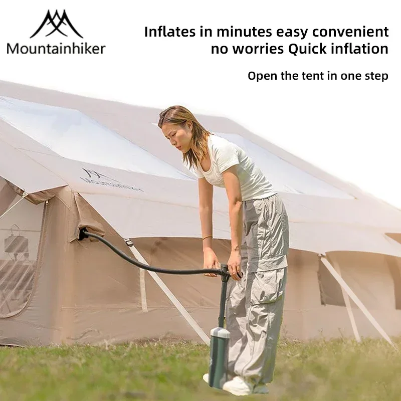 Mountainhiker Upgrade Large Starry Sky Inflatable Camping Tent,6-8 P Family Tent That Comes with Storage Bags and An Air Pump
Mountainhiker Upgrade Large Starry Sky Inflatable Camping Tent,6-8 P Family Tent That Comes with Storage Bags and An Air Pump