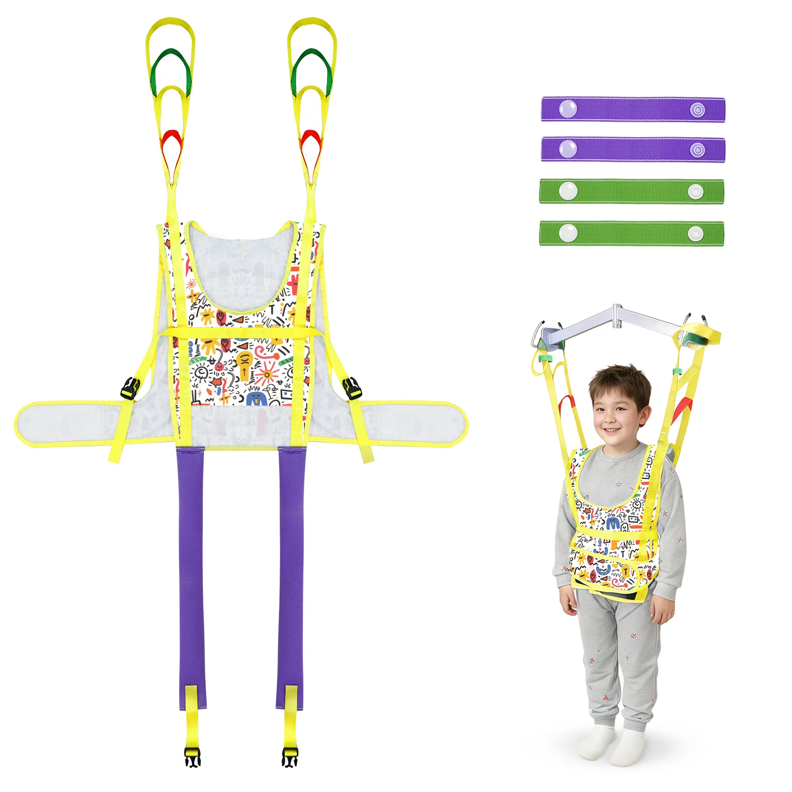 Ehucon Children Comfortable Patient Lift Sling Kids Transfer Lift Sling, Walking Sling for 3-12 Years Old SWL 242 LBS
Ehucon Children Comfortable Patient Lift Sling Kids Transfer Lift Sling, Walking Sling for 3-12 Years Old SWL 242 LBS