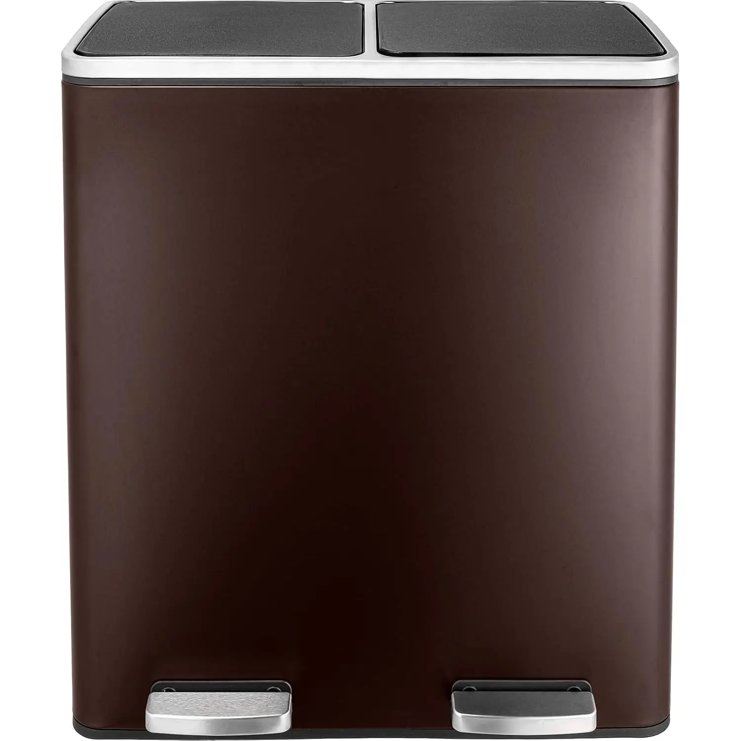 AthLike 60L(16 Gal) Dual Trash Can Stainless Steel Kitchen Garbage Can Double Compartment Classified Rubbish Bin Airtight Brown
AthLike 60L(16 Gal) Dual Trash Can Stainless Steel Kitchen Garbage Can Double Compartment Classified Rubbish Bin Airtight Brown