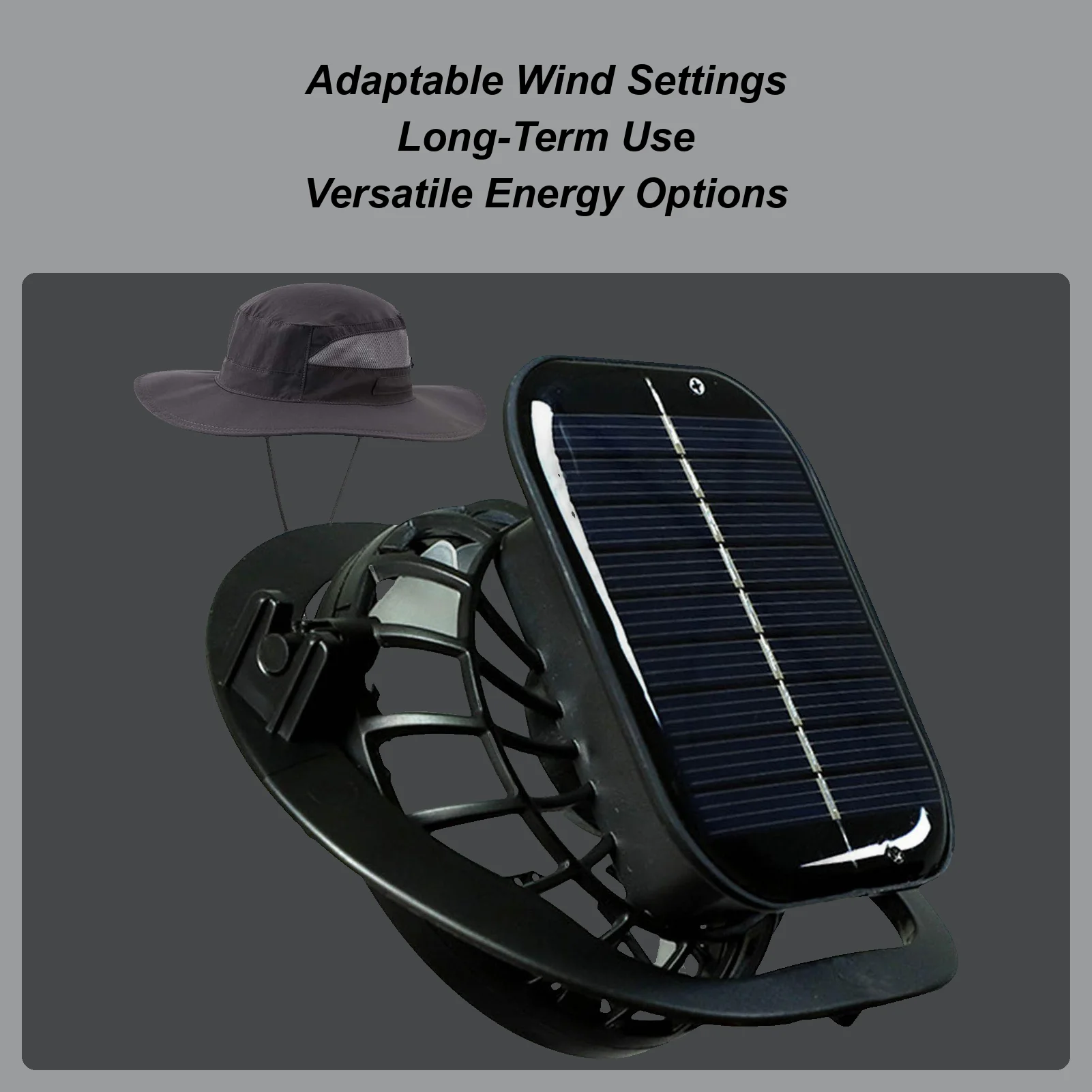 Solar Fan For Hat Travel Cooling Fan Hot Weather Hat Accessories Electric Cooling Device For Camping Fishing Cycling Running
Solar Fan For Hat Travel Cooling Fan Hot Weather Hat Accessories Electric Cooling Device For Camping Fishing Cycling Running