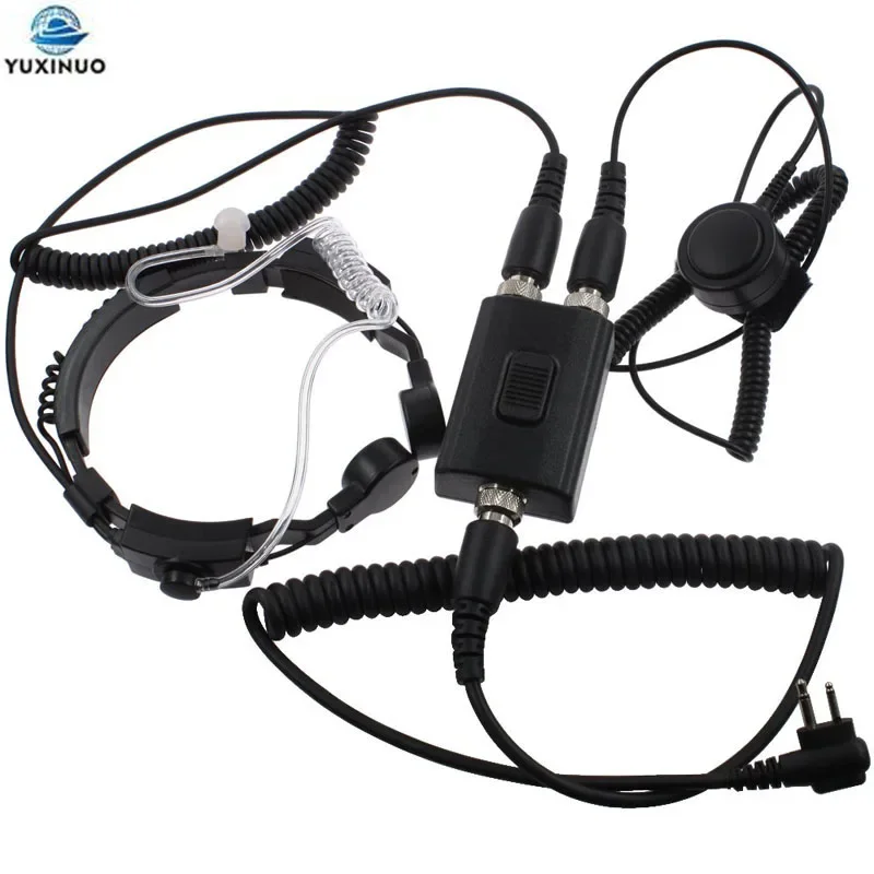 2-Pin Tactical Throat Vibration Microphone Double Big PTT Mic Headset for Motorola CP040 CP140 CP180 CP200 EP450 GP300 Radio
2-Pin Tactical Throat Vibration Microphone Double Big PTT Mic Headset for Motorola CP040 CP140 CP180 CP200 EP450 GP300 Radio