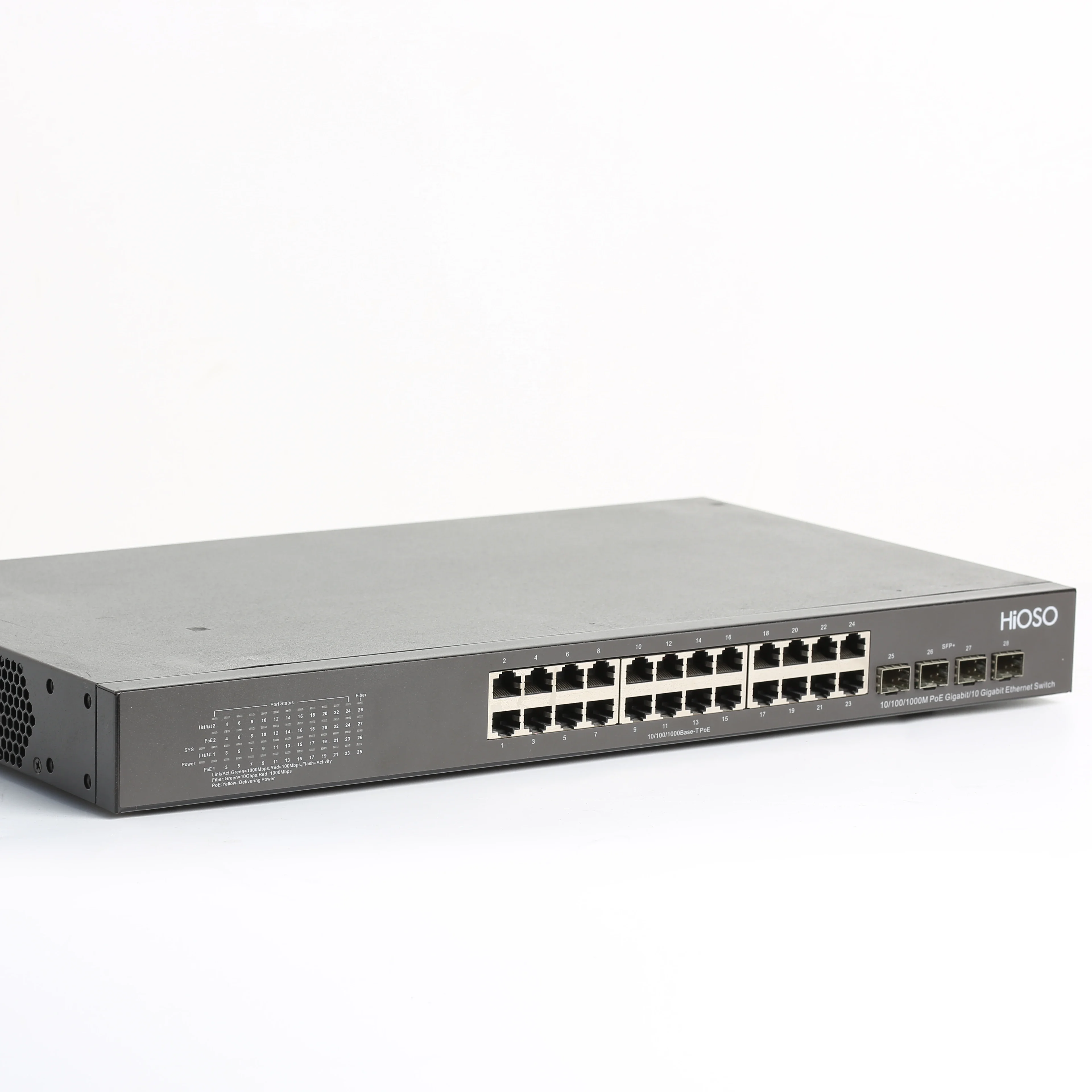 С гарантией качества Foway2628PFSP 24 порта 10/100/1000M PoE/PSE + 4 порта 10G SFP Встроенный аккумулятор AC220V 390 Вт PoE Switch
С гарантией качества Foway2628PFSP 24 порта 10/100/1000M PoE/PSE + 4 порта 10G SFP Встроенный аккумулятор AC220V 390 Вт PoE Switch