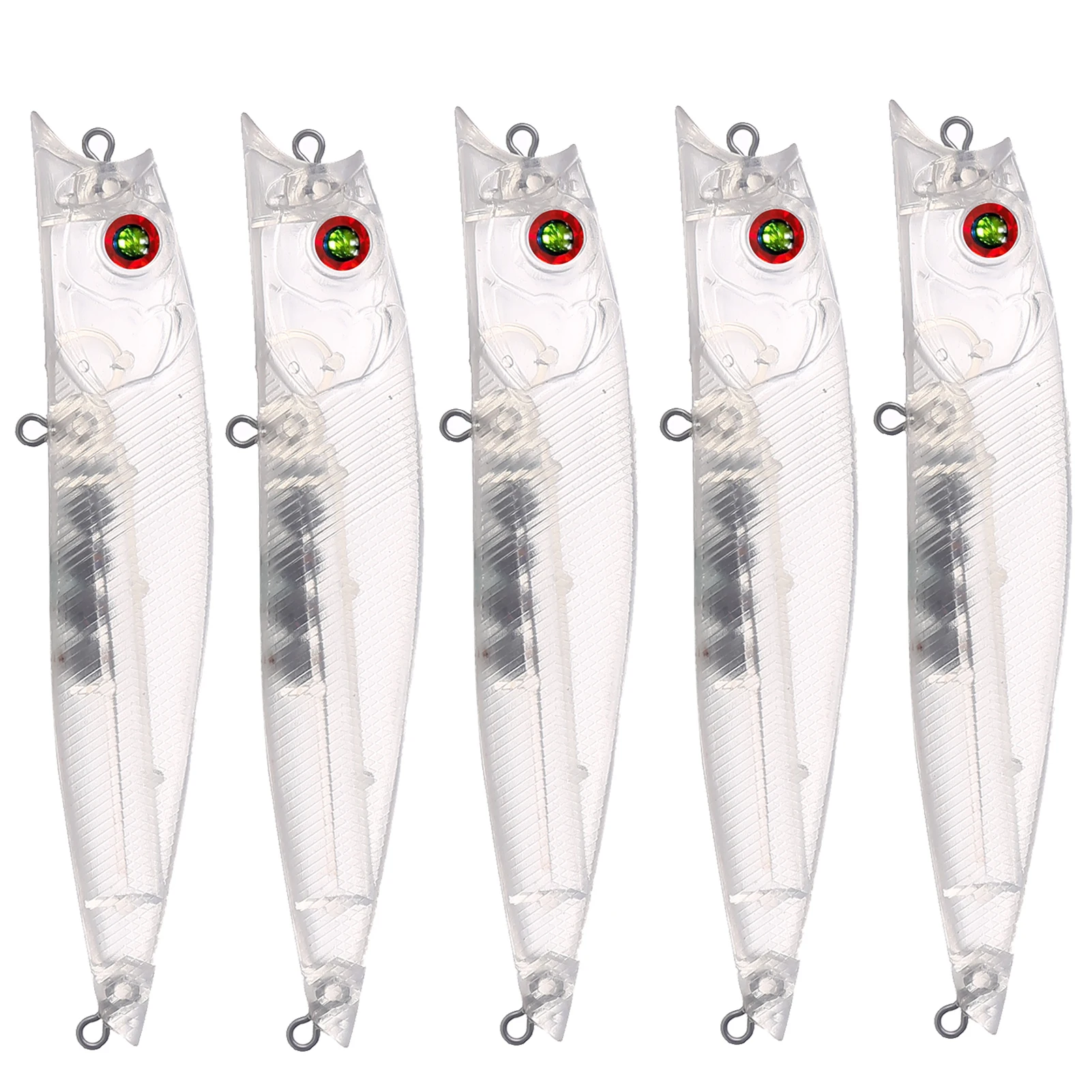 FREE FISHER 20pcs/Lot Fishing Unpainted Lures,Clear Pencil Bait Embryo,11.5cm 12.9g Hard Swimbaits,DIY Topwater Blank Fish Lures
FREE FISHER 20pcs/Lot Fishing Unpainted Lures,Clear Pencil Bait Embryo,11.5cm 12.9g Hard Swimbaits,DIY Topwater Blank Fish Lures