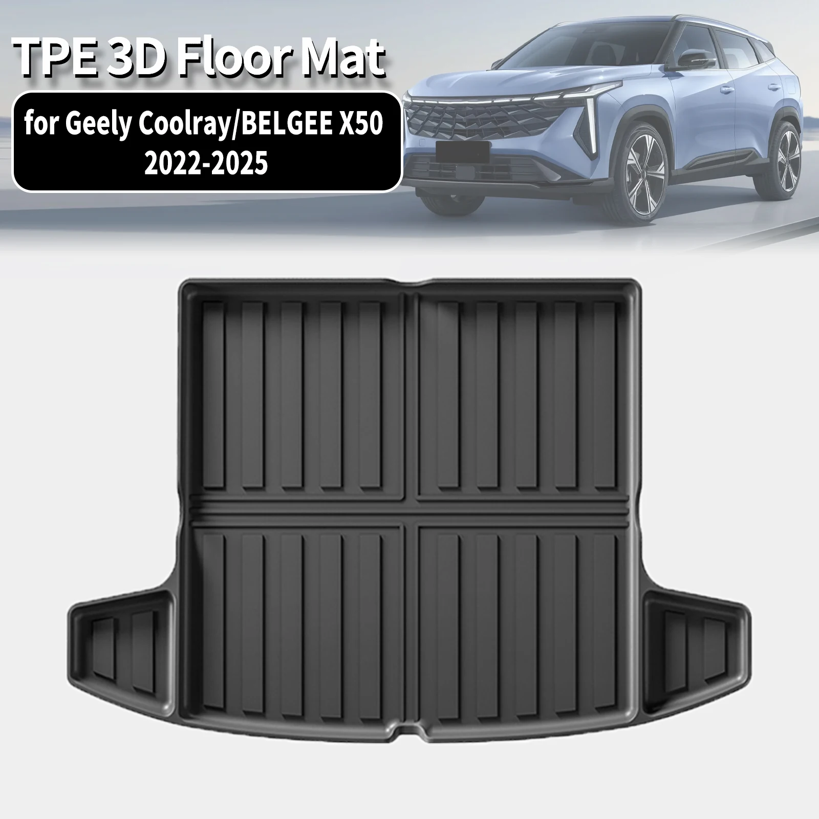 for Geely Coolray BELGEE X50 2022-2025 LHD High-grade TPE trunk mat, non-toxic, odor-free, custom fit for cars (Not For RHD)
for Geely Coolray BELGEE X50 2022-2025 LHD High-grade TPE trunk mat, non-toxic, odor-free, custom fit for cars (Not For RHD)